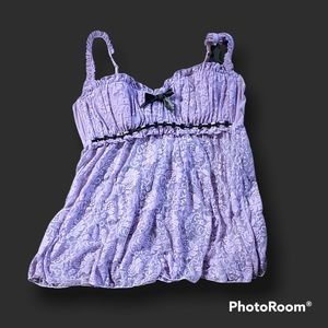 SIZE L lavender lace lingerie